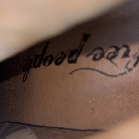 EUC Free People Tan Dakota Over the Knee Boots Suede EU 41 Beige Neutral Western - Picture 12 of 13